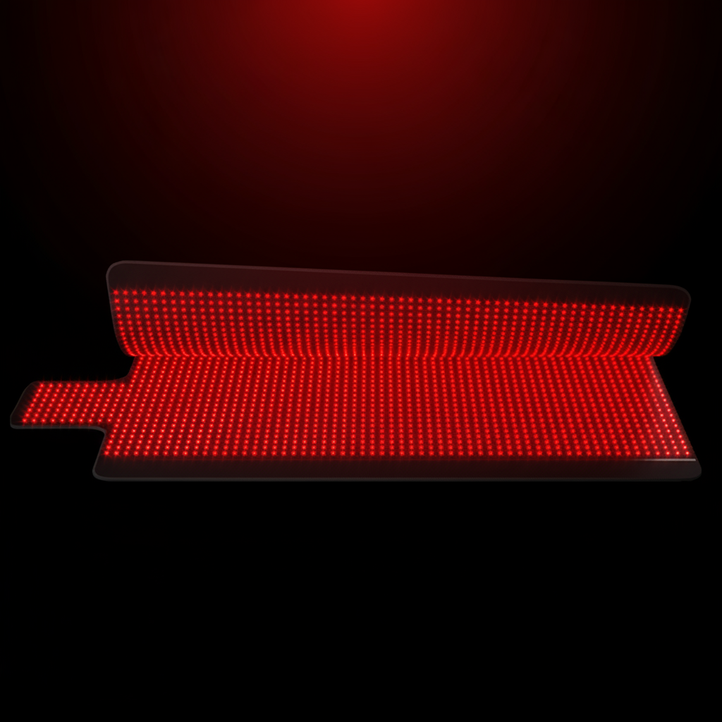 Portable light therapy device for home use with red light therapy