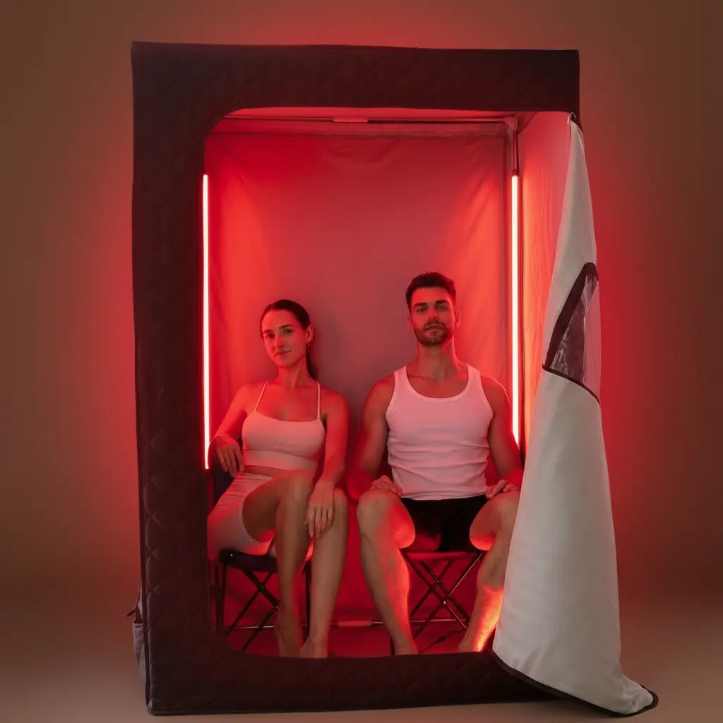 the red light tubes will improve sauna session