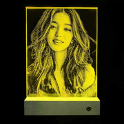 Hand-Carved Glass Portrait: Chinese Intangible Heritage Hammer Art