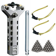 LUCEARS™ Semi Aluminum Alloy Auto Slingshot Kit with Roller Bearings for Adult Target Practice