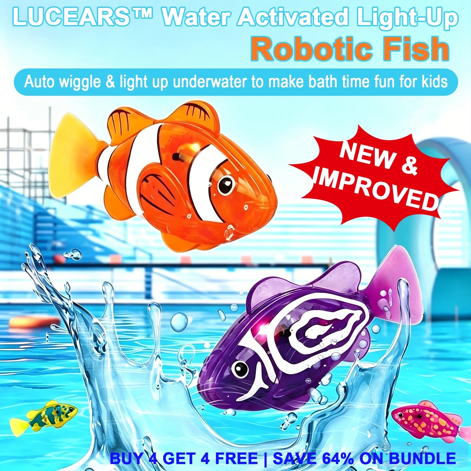 LUCEARS™ Magic Swimming Fish 🔥 Buy 4 Get 4 FREE