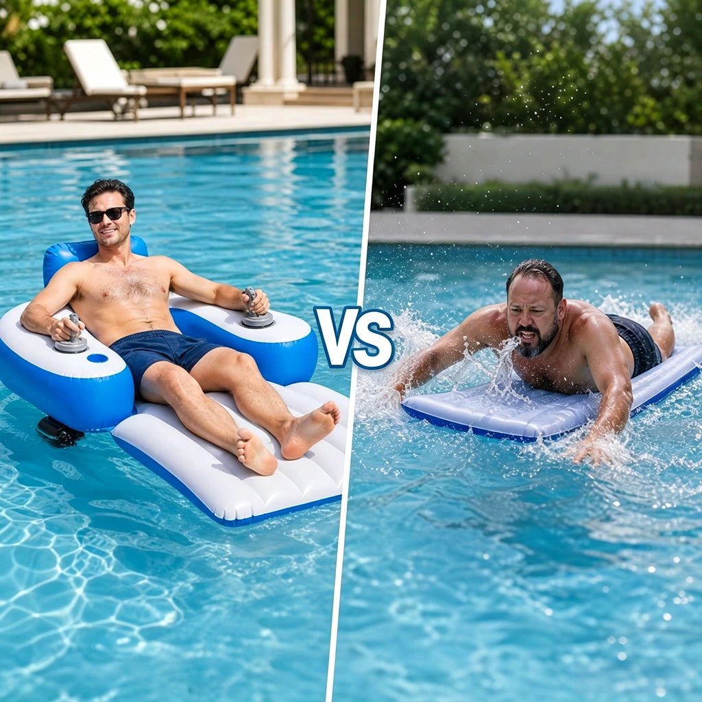 LUCEARS™ Motorized Inflatable Pool Float with Dual Thrusters