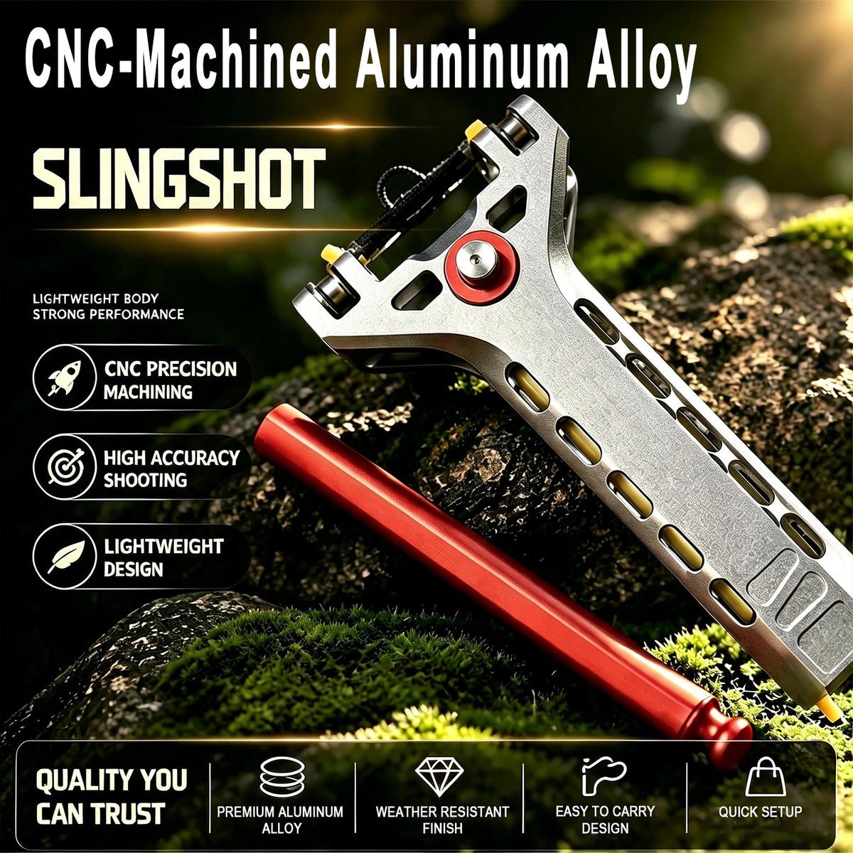 LUCEARS™ Full Aluminum Alloy Auto Slingshot Kit