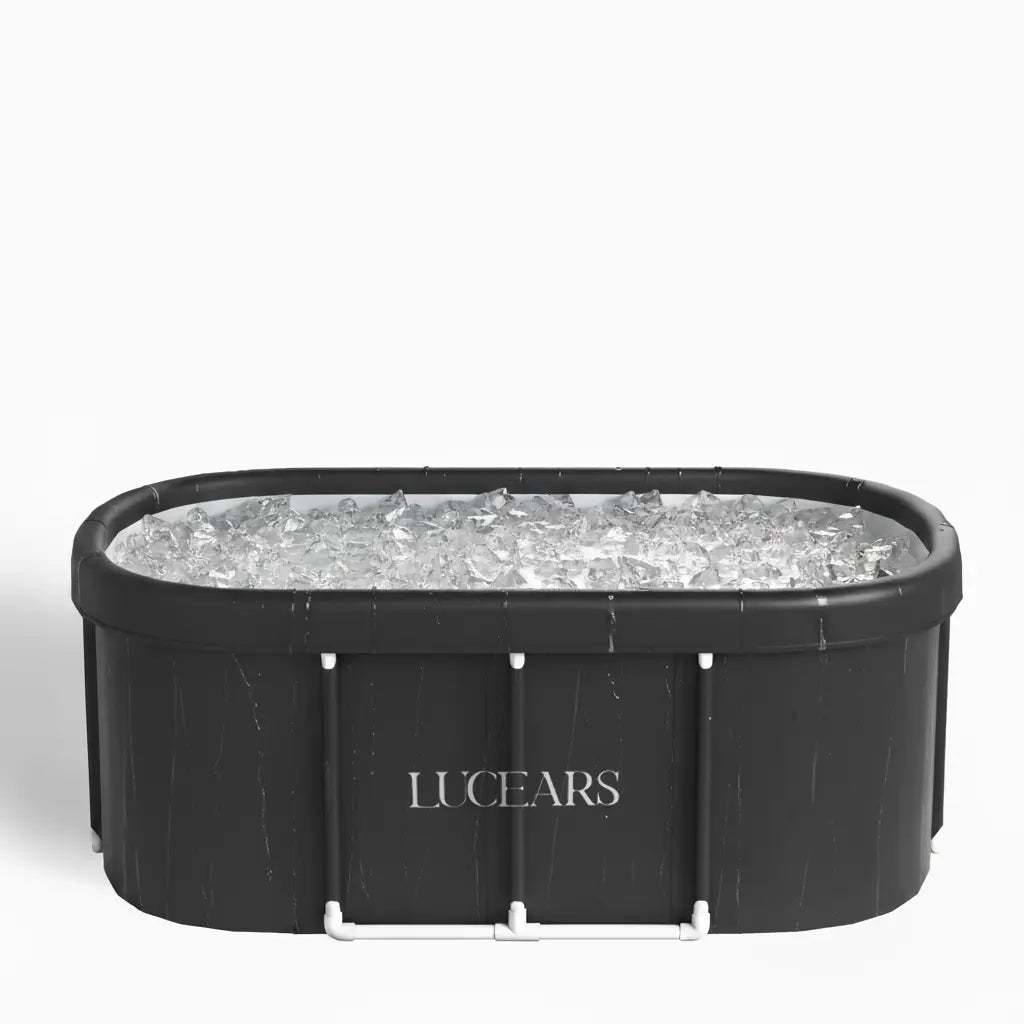 add ice and water to enjoy your cold plunge
