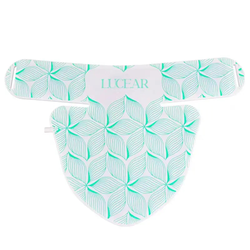 Contour neck red light mask white (630 nm red and 850 nm NIR) for neck and chest skin tone improvement