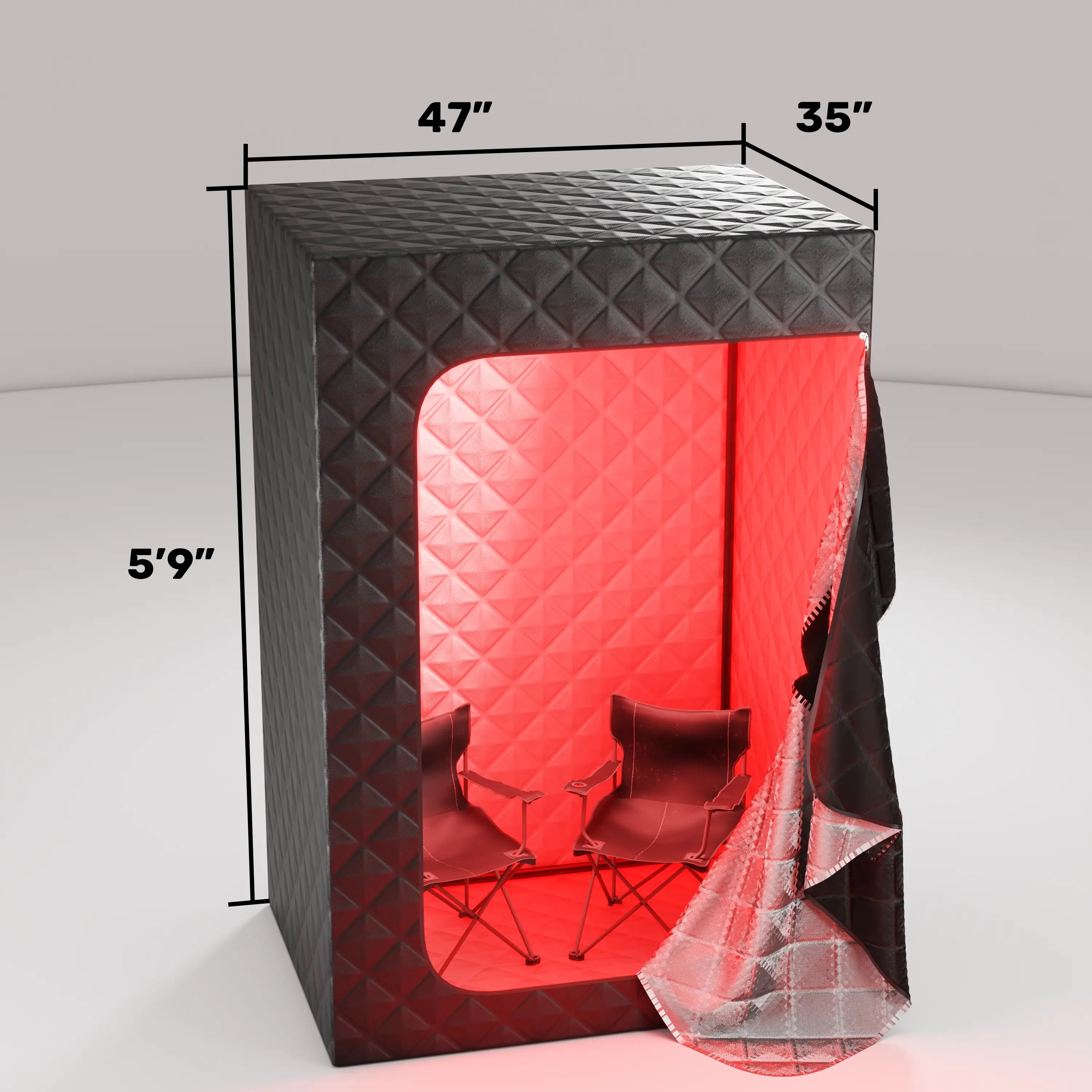 the infrared sauna pro is enough for 2 people use