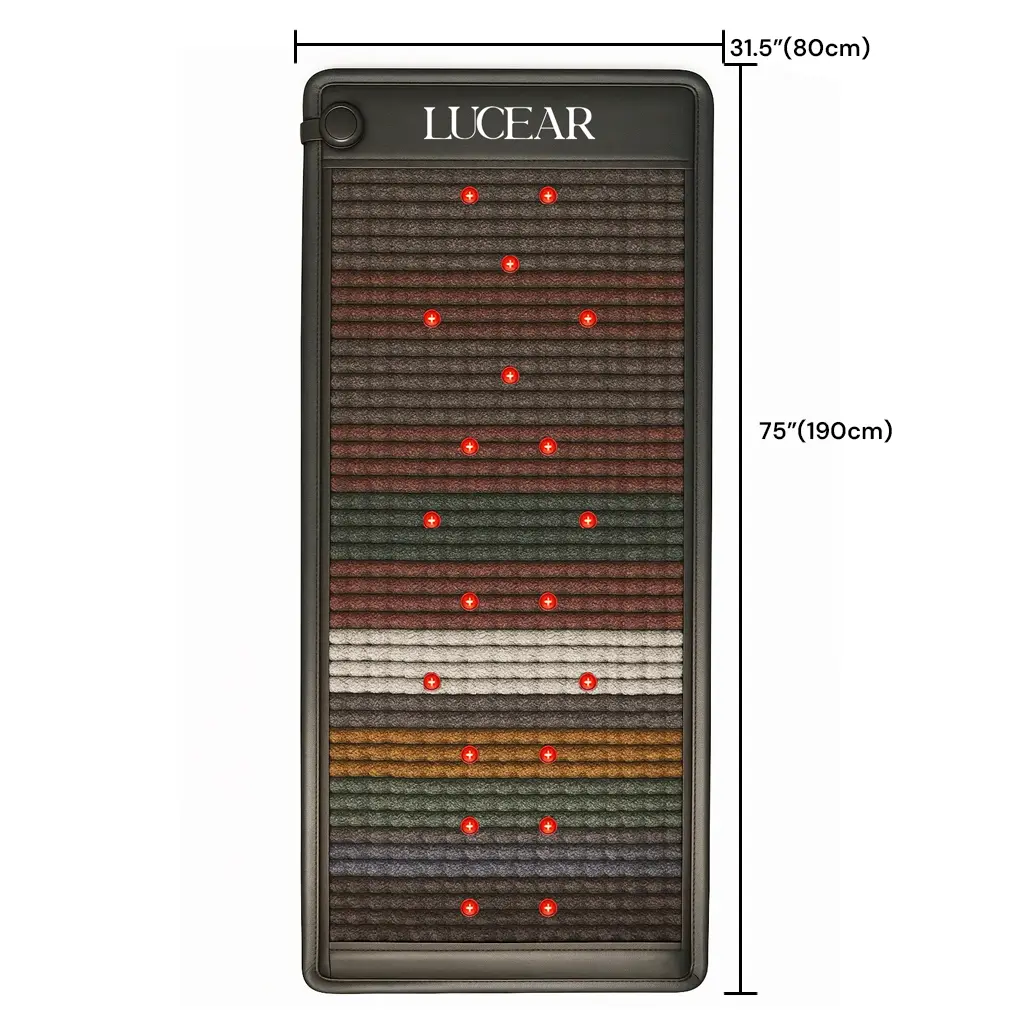 The size of the pemf mat is for full body therapy