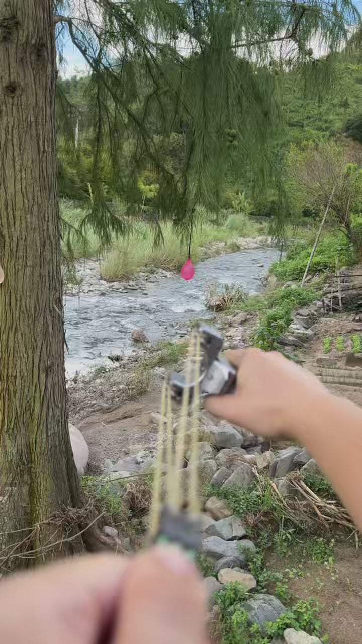 Load video: LUCEARS  D5 Full Aluminum Alloy Slingshot Kit