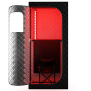 the infrared sauna with upgraded red light tube can improve more on your relaxation