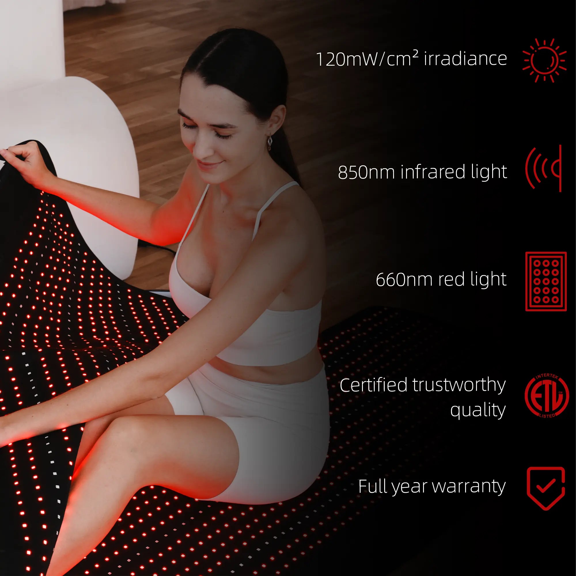 Lucears GlowWrap™ Red Light Therapy Blanket