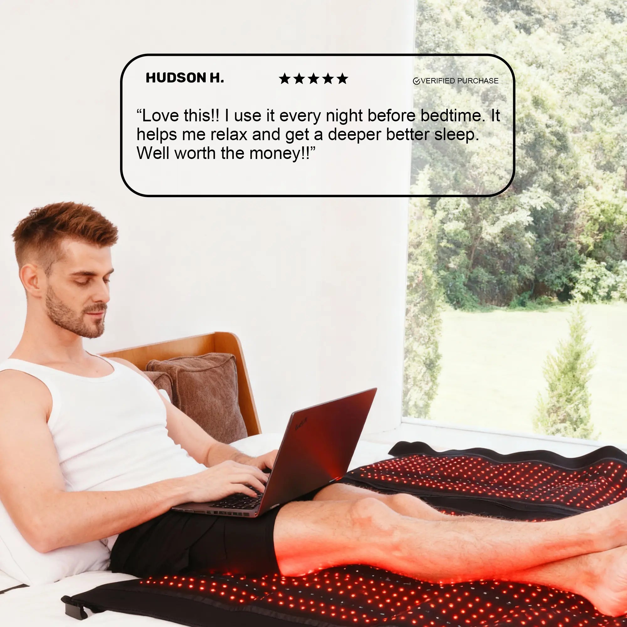 Lucears GlowWrap™ Red Light Therapy Blanket