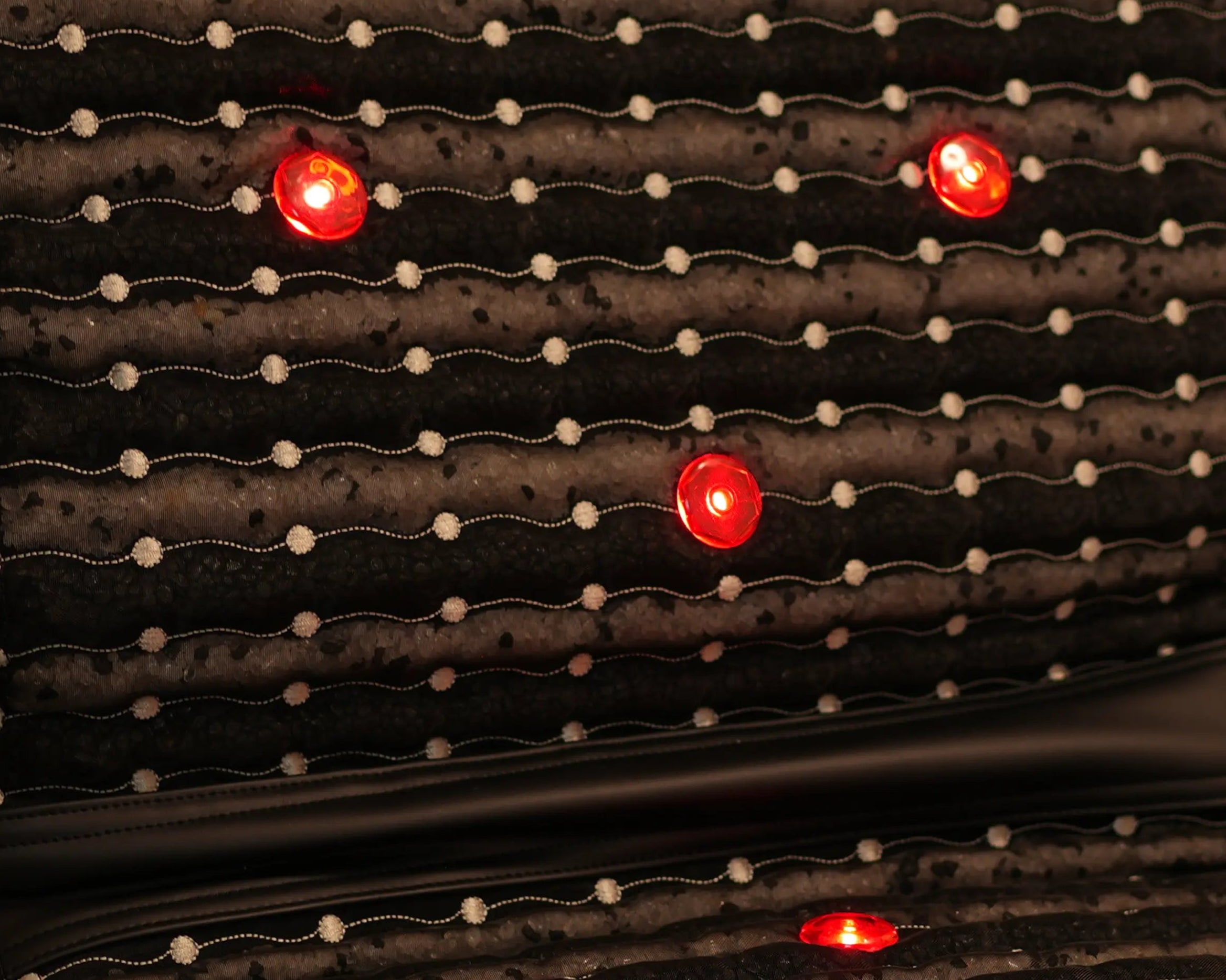 the demi pemf mat equipped six red lights