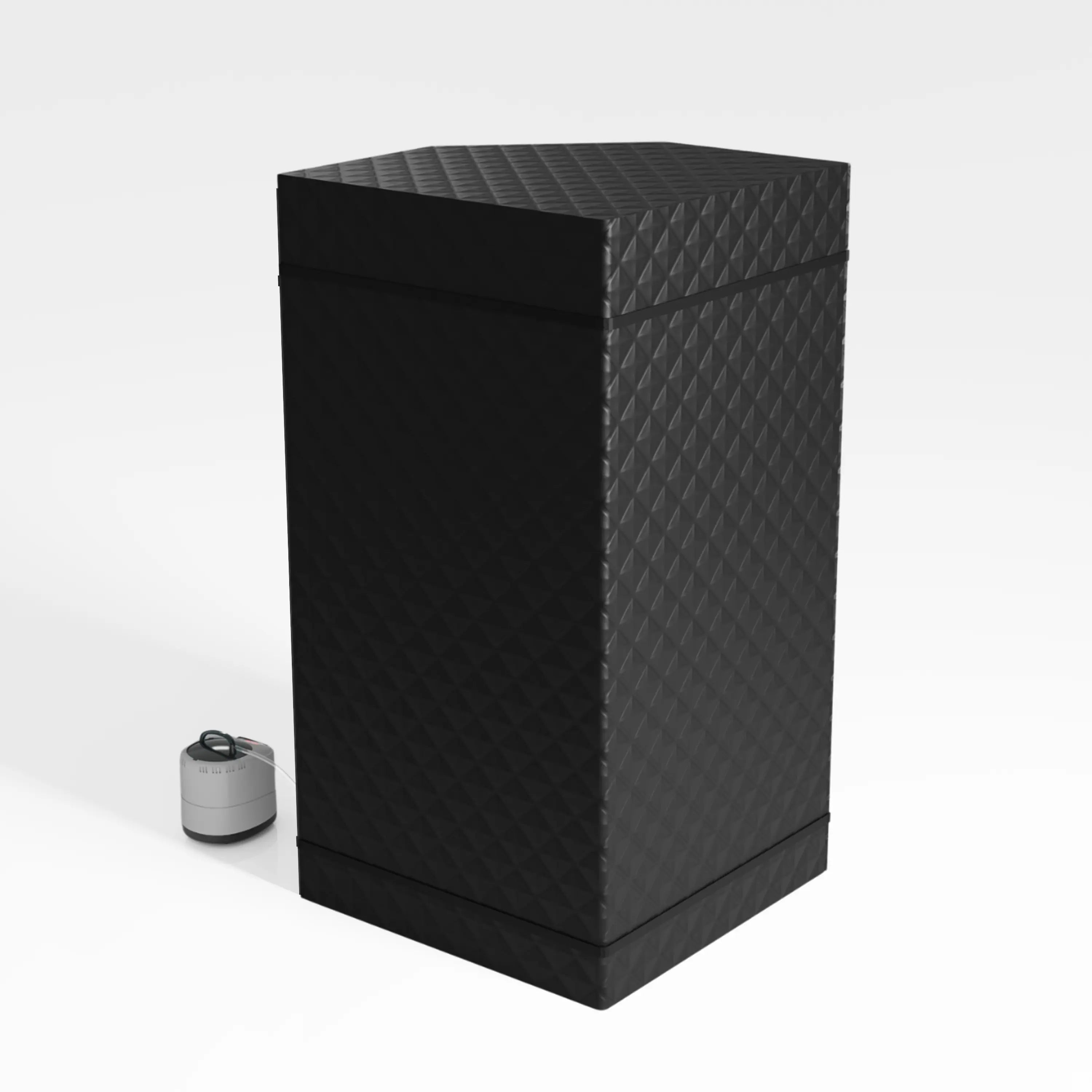 GlowSteam™ 1 Person Red Light Steam Sauna With Ice Bath